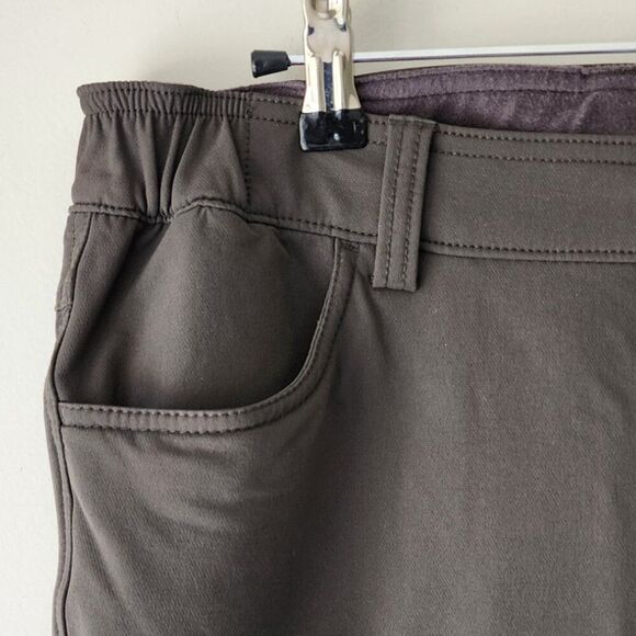 Duluth Flexpedition Pants | Size 6 Tall | Gray Slim Leg Cargo Pockets Gray Lined - Picture 2 of 9